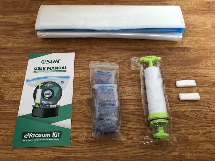 eSUN eVacuum Kitの同梱品